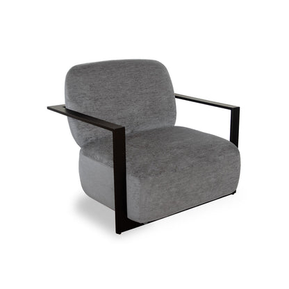 Archivolto Occasional Chair - Sysley Chalk II & Matt Black