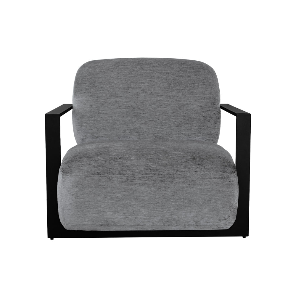 Archivolto Occasional Chair - Sysley Chalk II & Matt Black