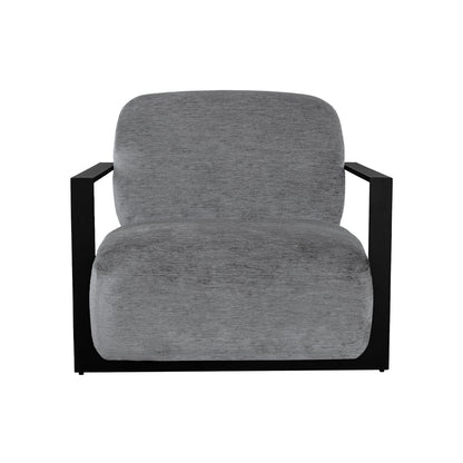 Archivolto Occasional Chair - Sysley Chalk II & Matt Black