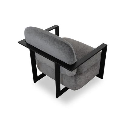 Archivolto Occasional Chair - Sysley Chalk II & Matt Black