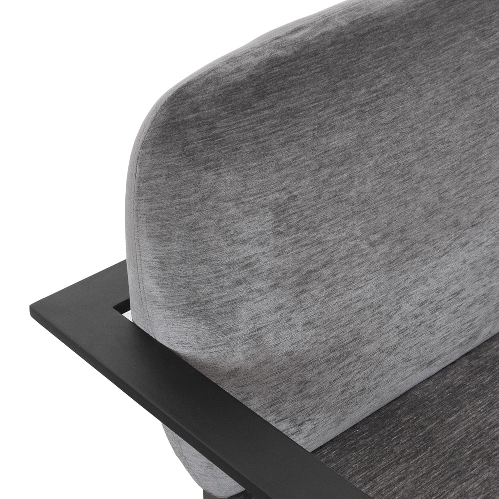 Archivolto Occasional Chair - Sysley Chalk II & Matt Black