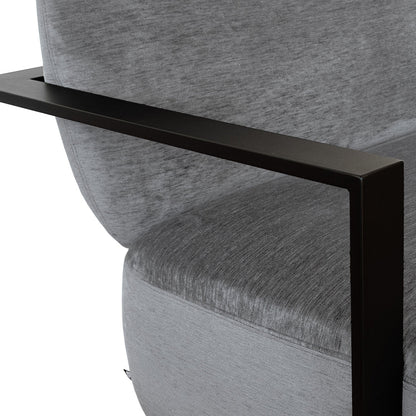 Archivolto Occasional Chair - Sysley Chalk II & Matt Black