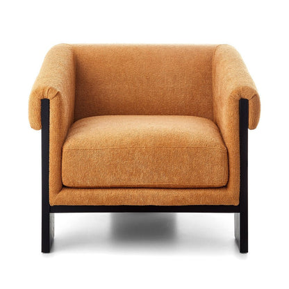 Liang and Eimil Maplin Occasional Chair - Lander Ocre & Matt Black