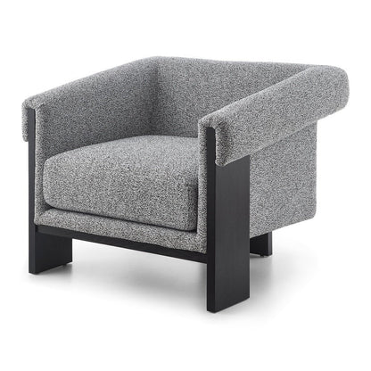 Liang and Eimil Maplin Occasional Chair - Speckle Grey & Matt Black