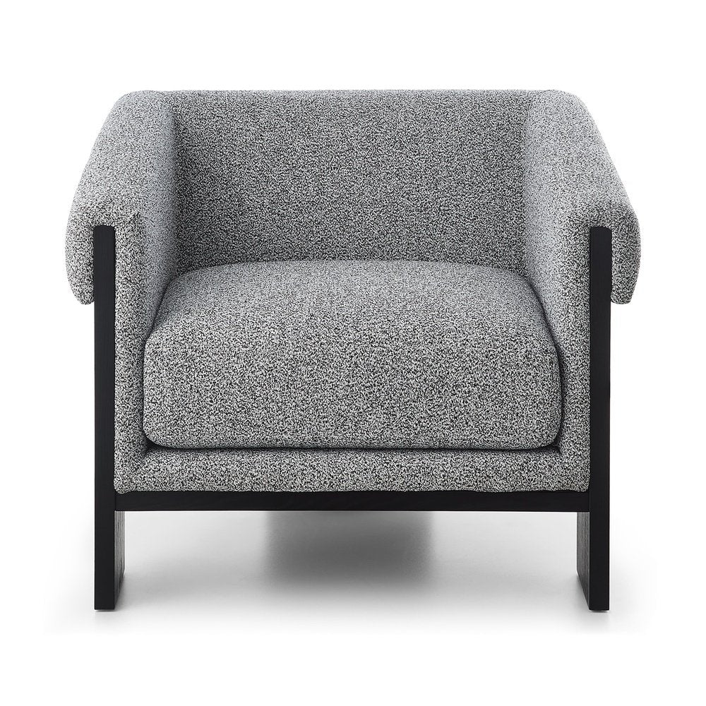Liang and Eimil Maplin Occasional Chair - Speckle Grey & Matt Black