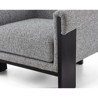 Liang and Eimil Maplin Occasional Chair - Speckle Grey & Matt Black