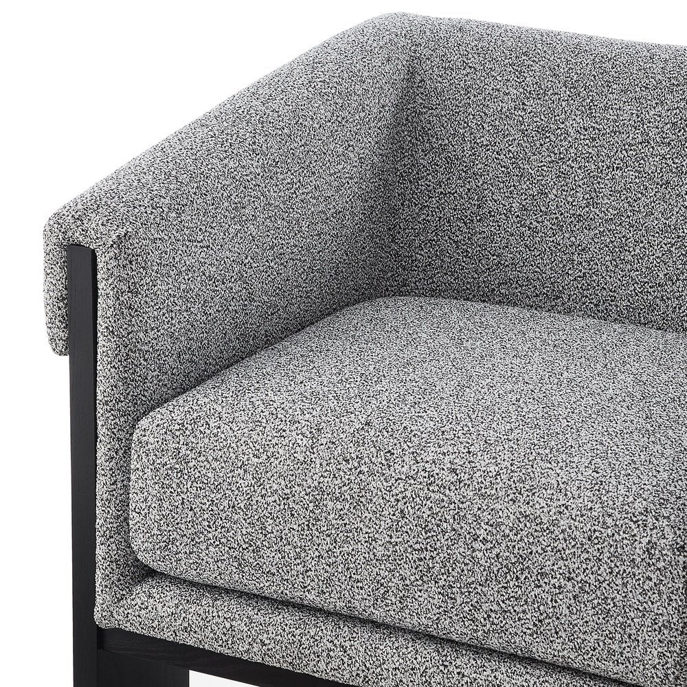 Liang and Eimil Maplin Occasional Chair - Speckle Grey & Matt Black