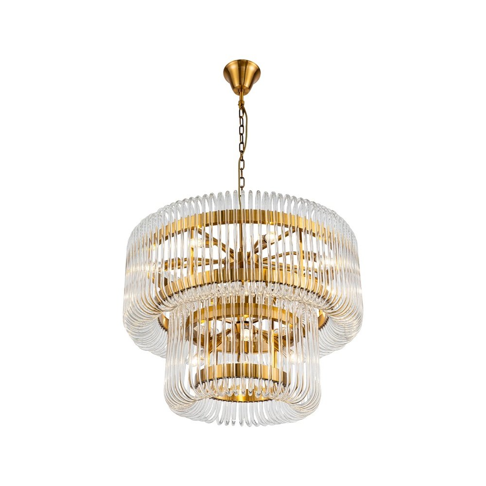 Mist Tall Pendant Lamp - Brushed Brass