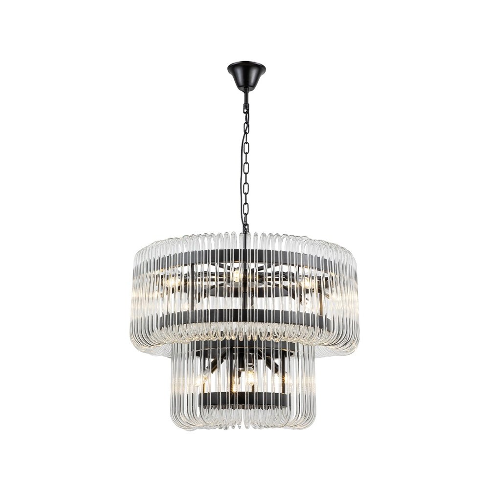 Mist Tall Pendant Lamp - Matt Black