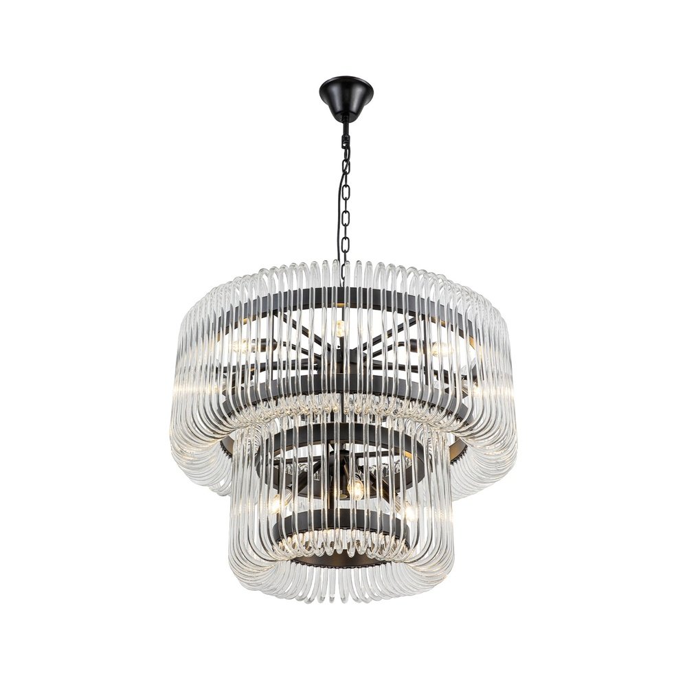 Mist Tall Pendant Lamp - Matt Black