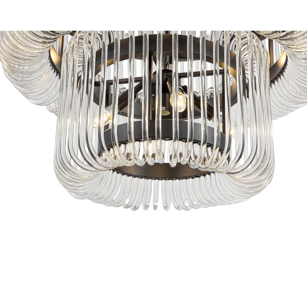 Mist Tall Pendant Lamp - Matt Black