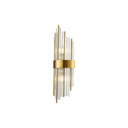 Clarins Wall Lamp - Brass & Clear