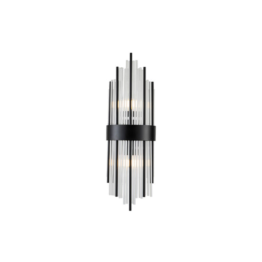 Clarins Wall Lamp - Matt Black & Clear