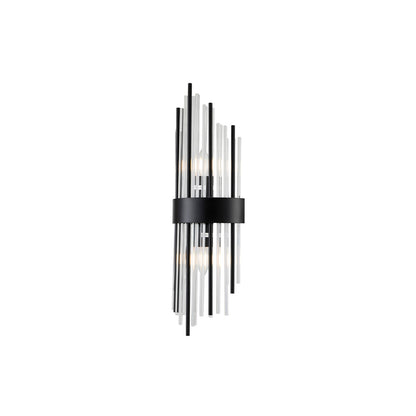 Clarins Wall Lamp - Matt Black & Clear