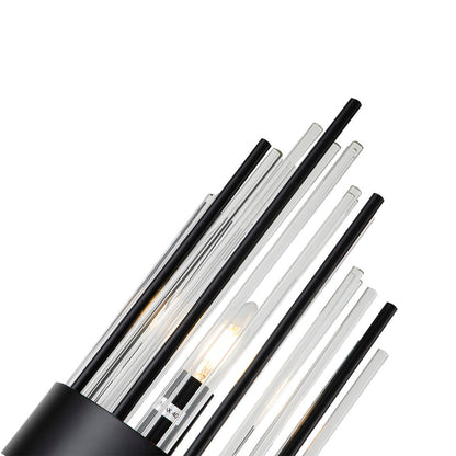 Clarins Wall Lamp - Matt Black & Clear