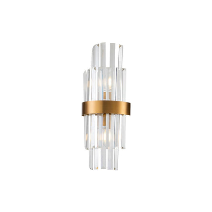 Regency Wall Lamp - Brass & Clear