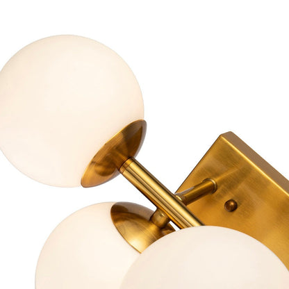 Vanessa Wall Lamp - Brass & Opal Glass