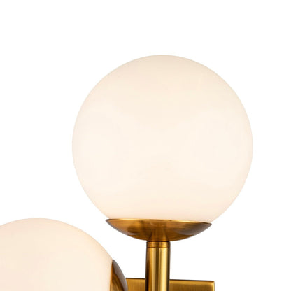 Vanessa Wall Lamp - Brass & Opal Glass