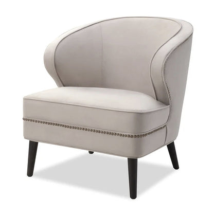 Lindsay Occasional Chair - Limestone Velvet