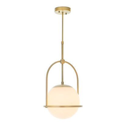 Bella 1 Light Pendant Light - Gold