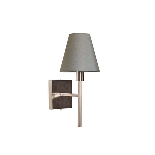 Lucerne 1 Light Wall Light - Brushed Nickel