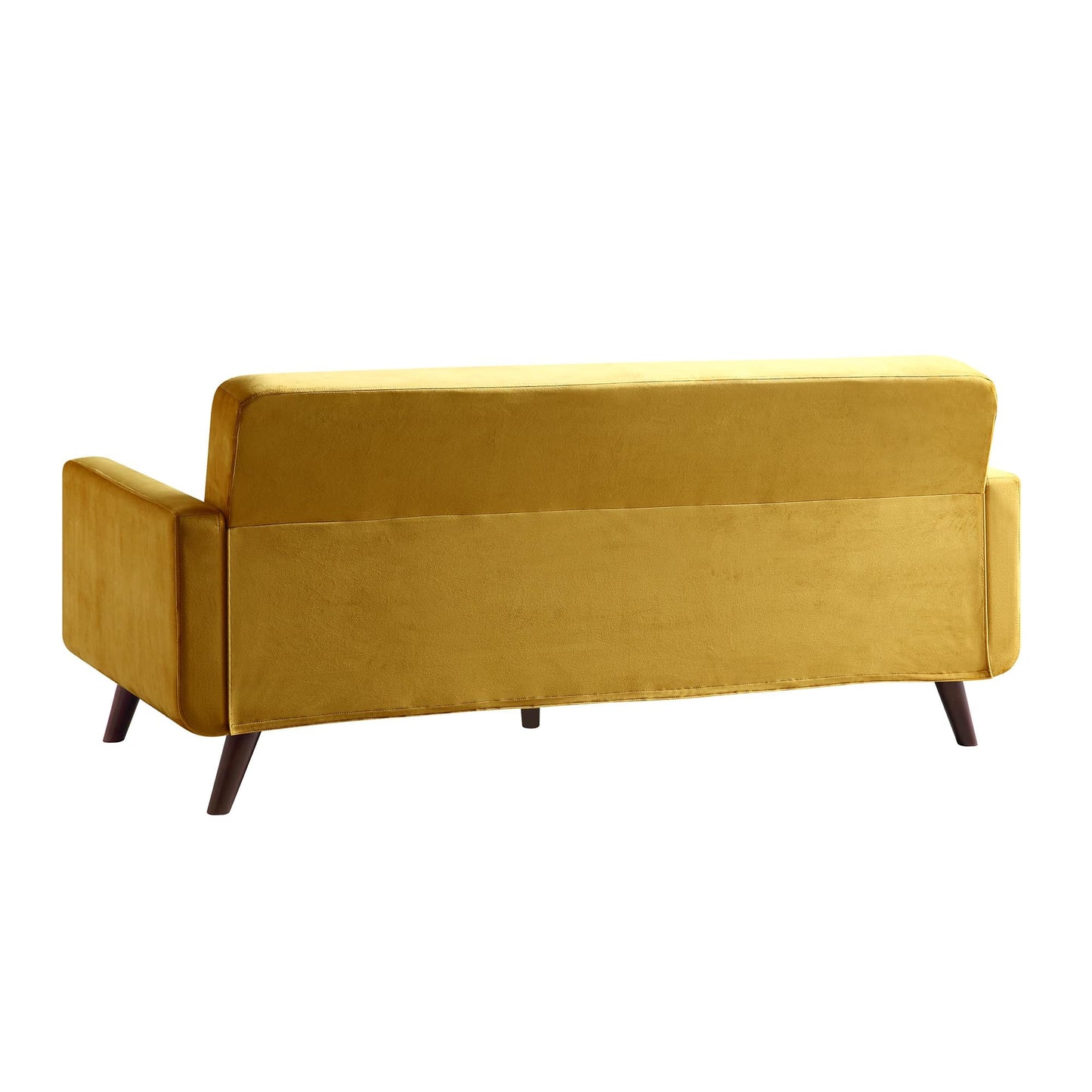 Clarence 3-Seater Sofa in Mustard Yellow Velvet