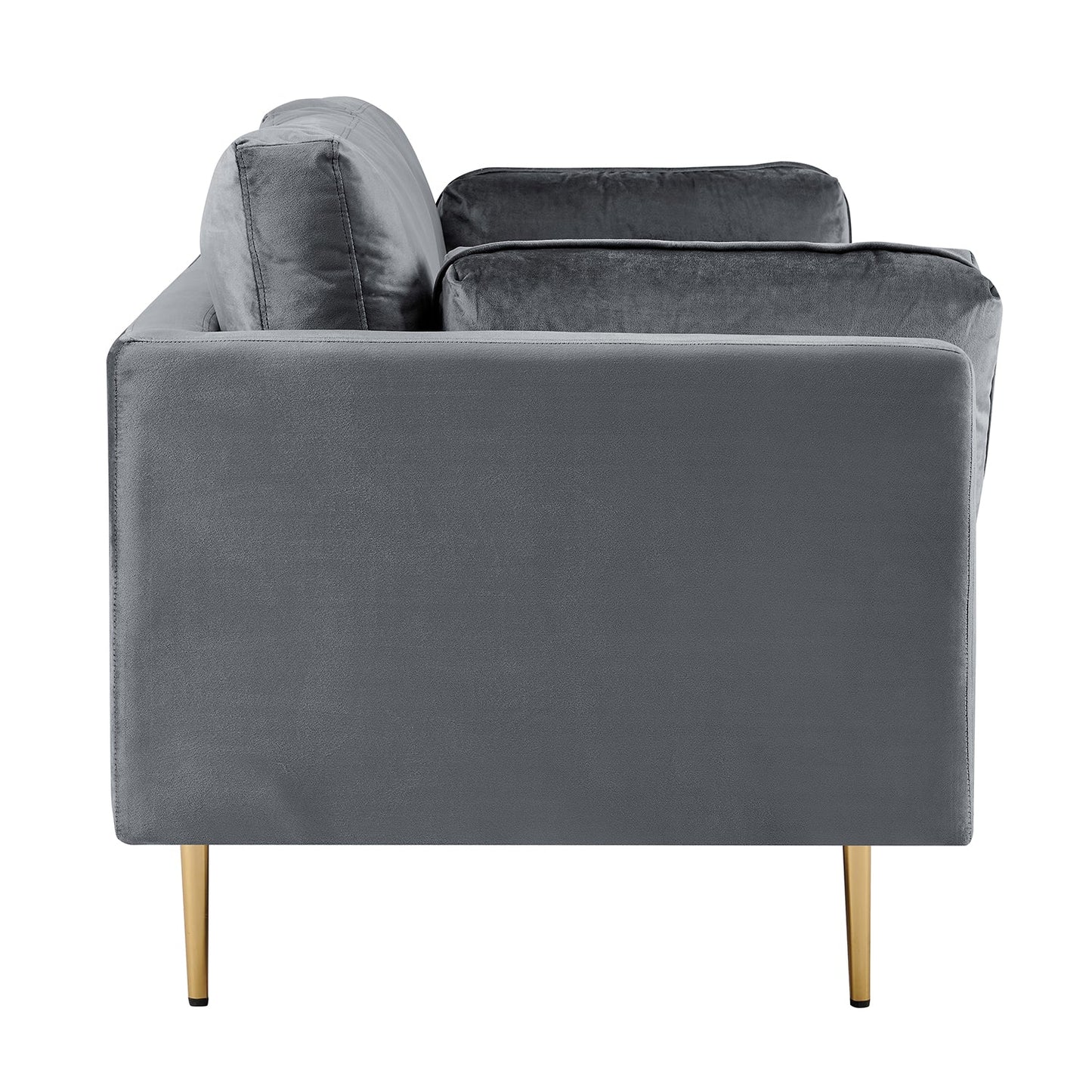 Pelham Grey Velvet Fabric Sofa