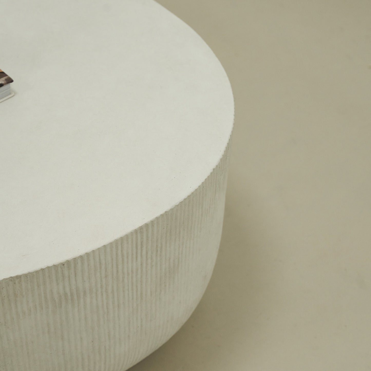 Leonardo - Minimal Concrete Irregular Shaped Coffee Table Large