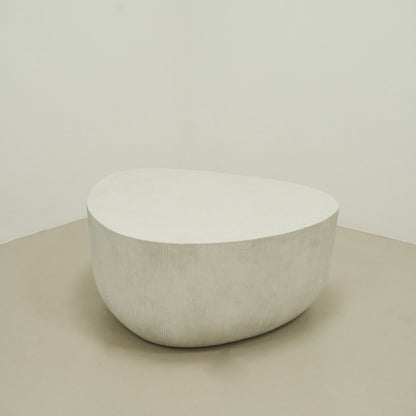 Leonardo - Minimal Concrete Irregular Shaped Coffee Table Large