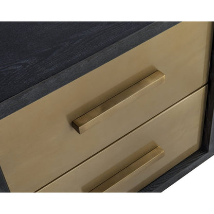 Camden Bedside Table - Brushed Brass