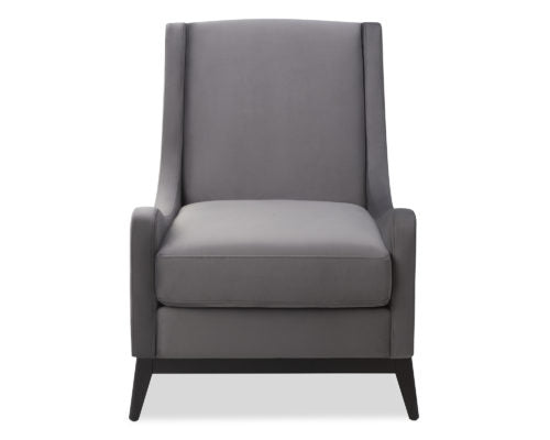 Lima Occasional Chair- Night Grey Velvet