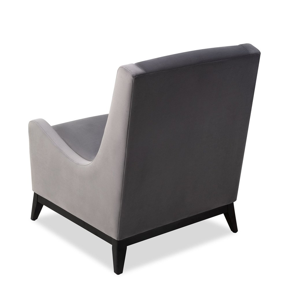 Lima Occasional Chair- Night Grey Velvet