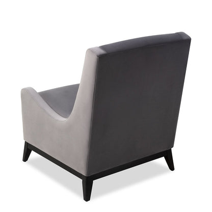 Lima Occasional Chair- Night Grey Velvet