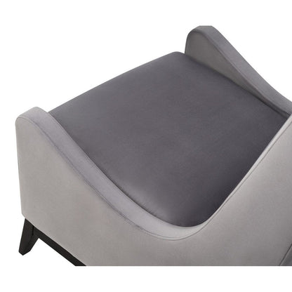 Lima Occasional Chair- Night Grey Velvet