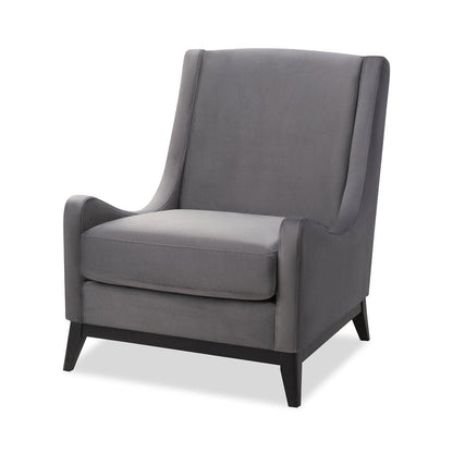Lima Occasional Chair- Night Grey Velvet