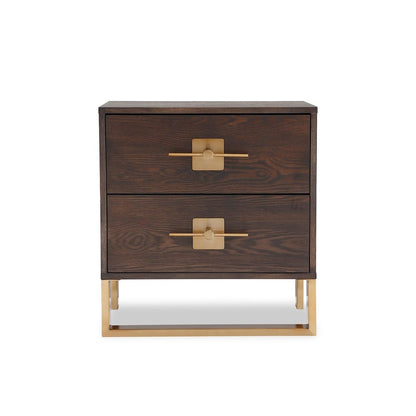 Ophir 2 Drawer Bedside Table