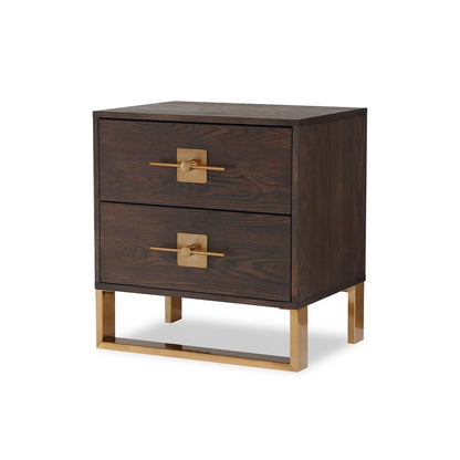Ophir 2 Drawer Bedside Table