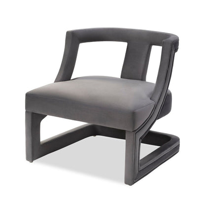Jimi Occasional Chair - Night Grey Velvet