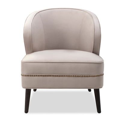 Lindsay Occasional Chair - Limestone Velvet