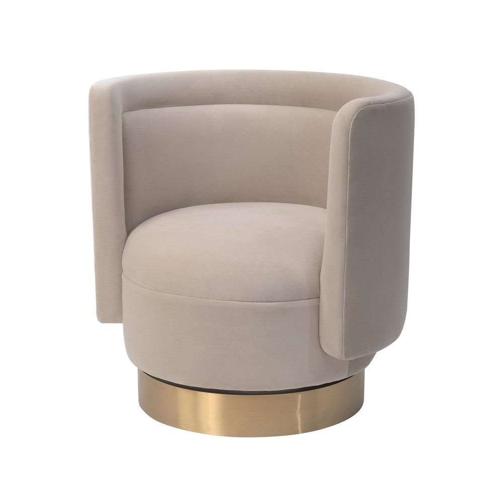 Studio 21 Chair - Kaster Pebble Velvet
