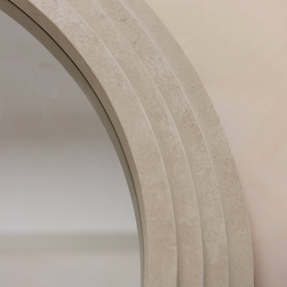 Luciana - Round Concrete Wall Mirror 110cm x 110cm
