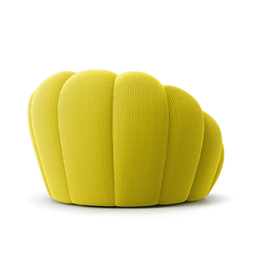 Lumo Mini: Compressed Yellow Bubble Chair | High-Quality