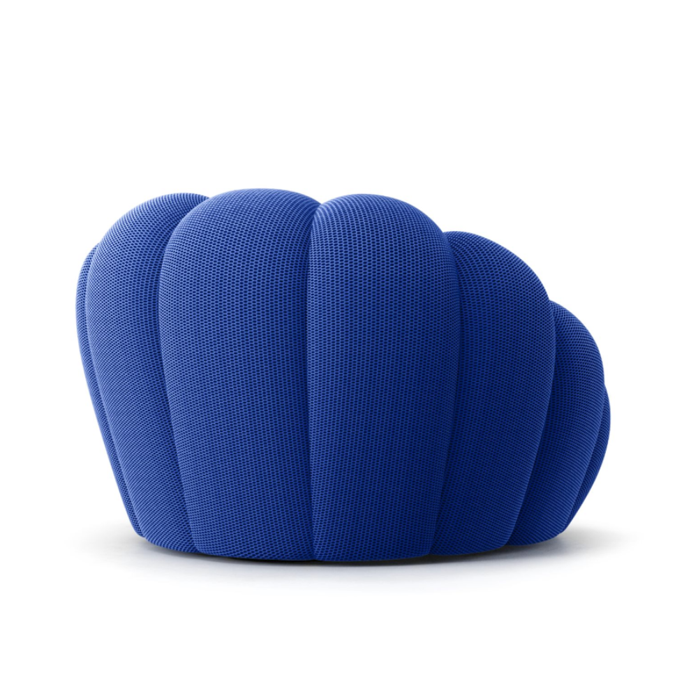 Lumo Mini: Compressed Marine Blue Bubble Chair