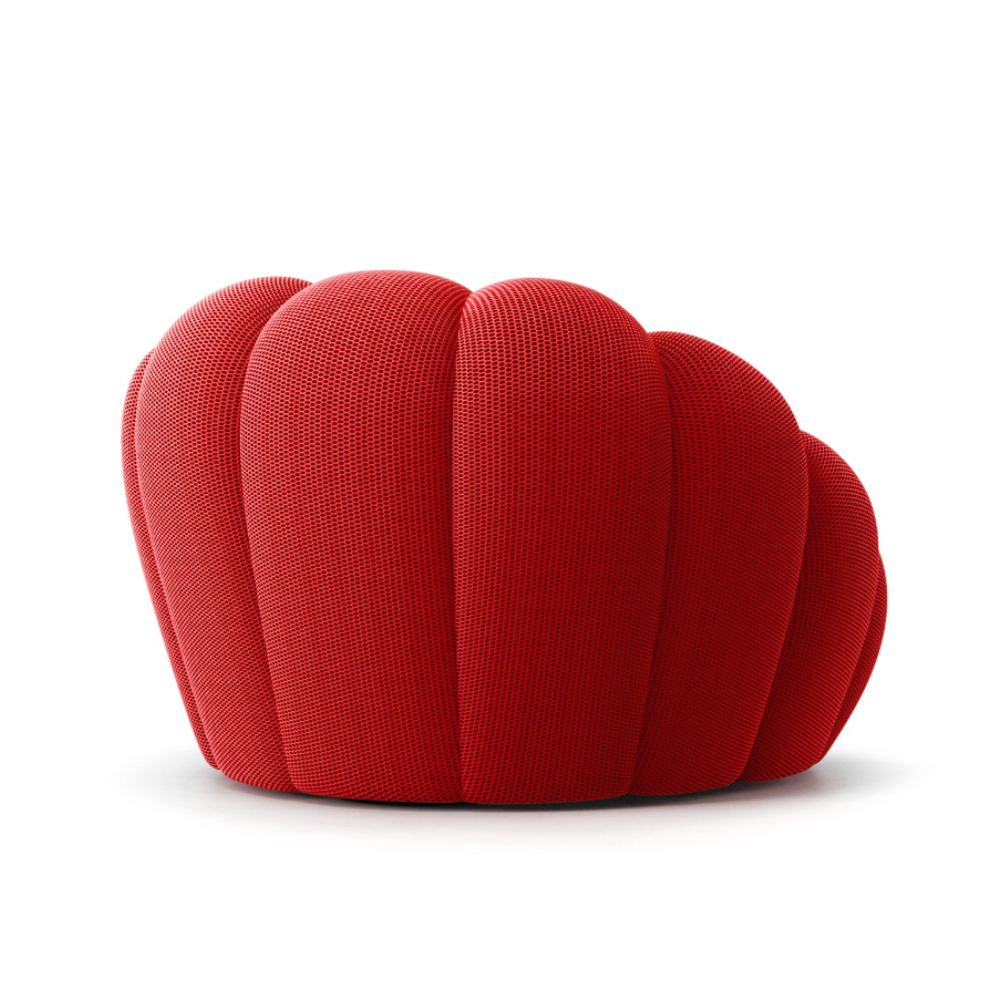 Lumo Mini: Compressed Red Bubble Chair | High-Quality Design