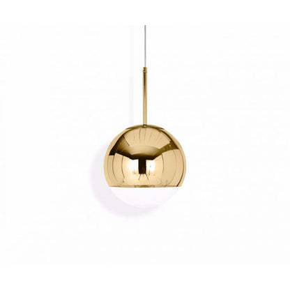 Mirror Ball LED Pendant Light - Gold