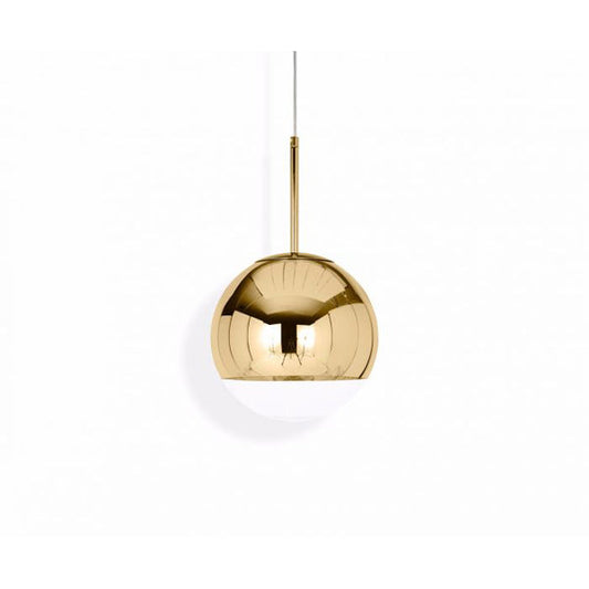 Mirror Ball LED Pendant Light - Gold