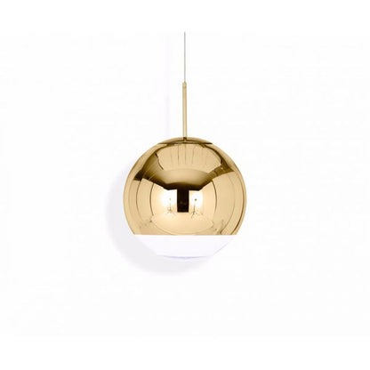Mirror Ball LED Pendant Light - Gold