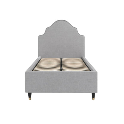 Luis Single Bed - Light Grey