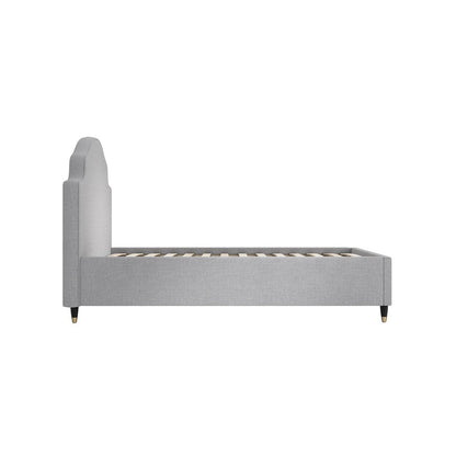 Luis Single Bed - Light Grey