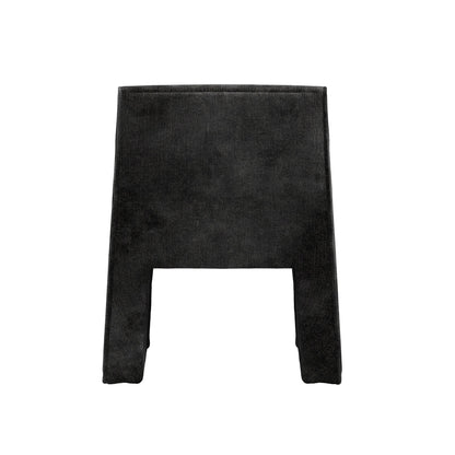 Naomi Accent Chair - Black Velvet Chenille